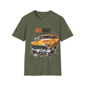 Kill Shot Graphic Unisex Softstyle T-Shirt – Vintage Car Design