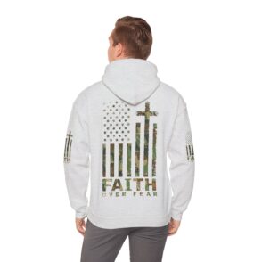 Faith Over Fear Unisex Heavy Blend™ Hooded Sweatshirt