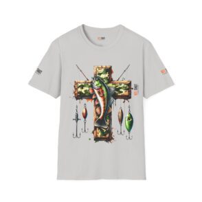 Outdoor Adventure Fish Cross  Softstyle T-Shirt