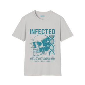 Infected Skull Graphic  T-Shirt | Contagious Ambition