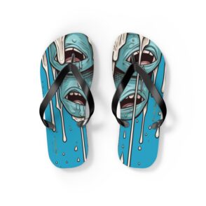Unique Graphic Flip Flops with Funky Design | Summer Beachwear Essentials