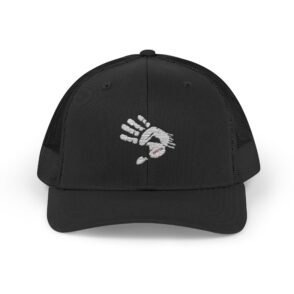Trendy Embroidered Snapback Trucker Cap - Perfect for Outdoor Adventures & Casual Style