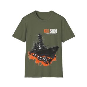 Kill Shot Unisex Softstyle T-Shirt - Bold Nautical Design for Maritime Enthusiasts